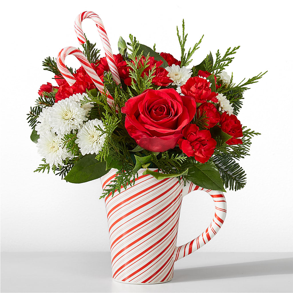 Peppermint Swirl Mug – Gladrich Florist Shoppe, Punta Gorda FL