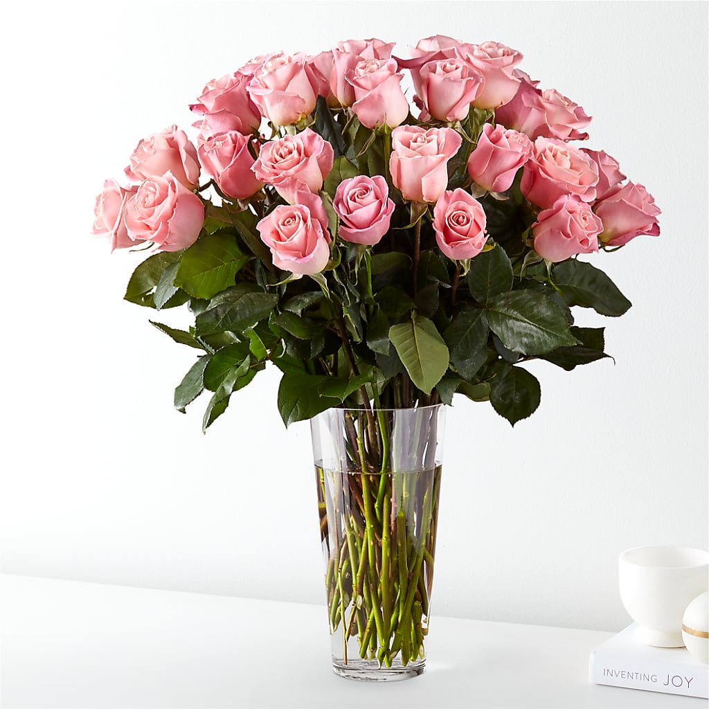 Long Stem Pink Rose Bouquet – Gladrich Florist Shoppe, Punta Gorda FL