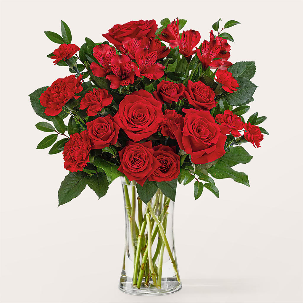 Brilliant Ruby Bouquet – Gladrich Florist Shoppe, Punta Gorda FL