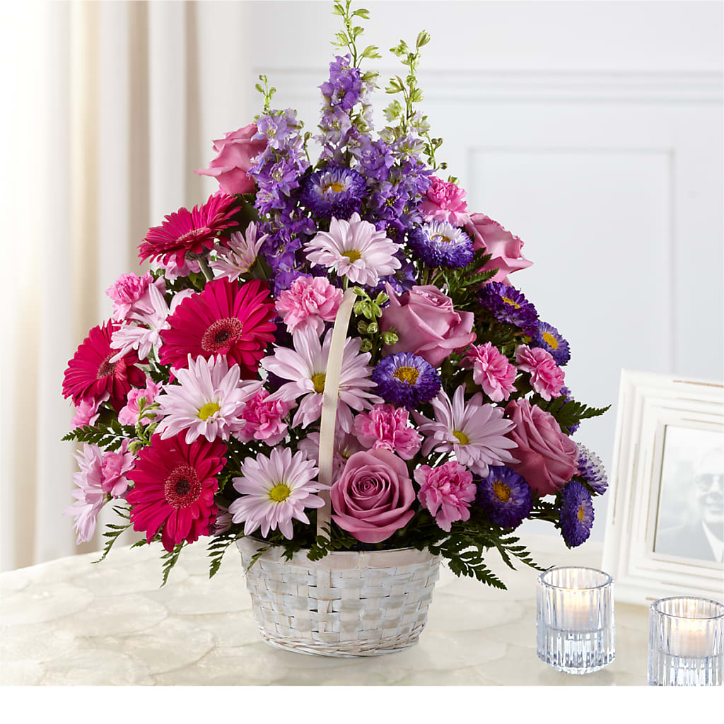 Pastel Peace Basket – Gladrich Florist Shoppe, Punta Gorda FL