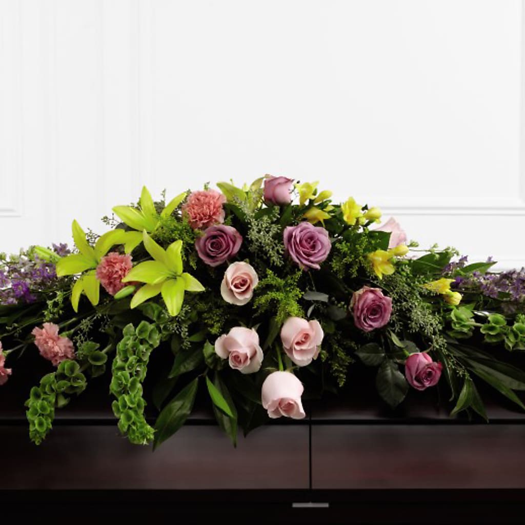 Forever Beloved Casket Spray – Gladrich Florist Shoppe, Punta Gorda FL
