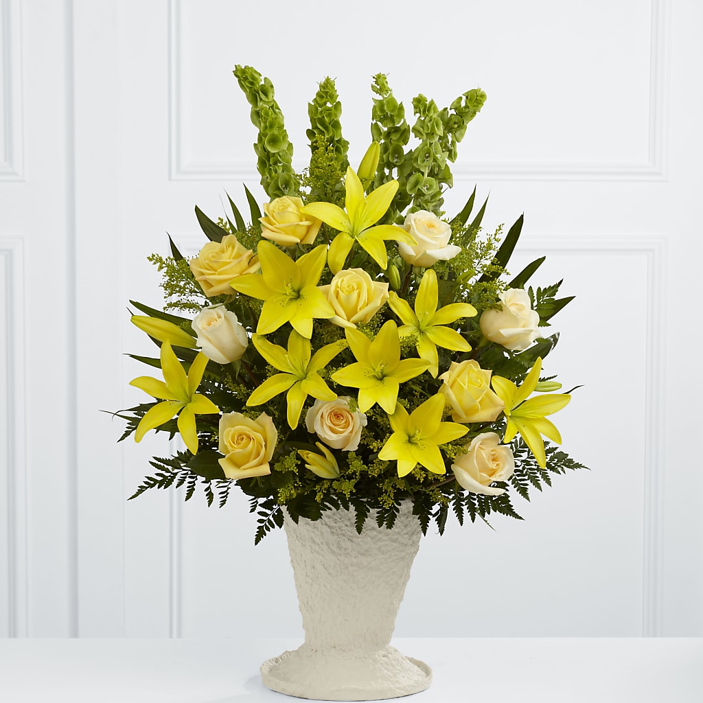 Golden Memories Arrangement – Gladrich Florist Shoppe, Punta Gorda FL