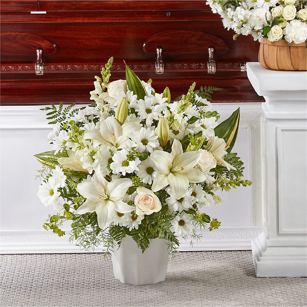 Thoughts of Tranquility Floor Basket – Gladrich Florist Shoppe, Punta Gorda FL