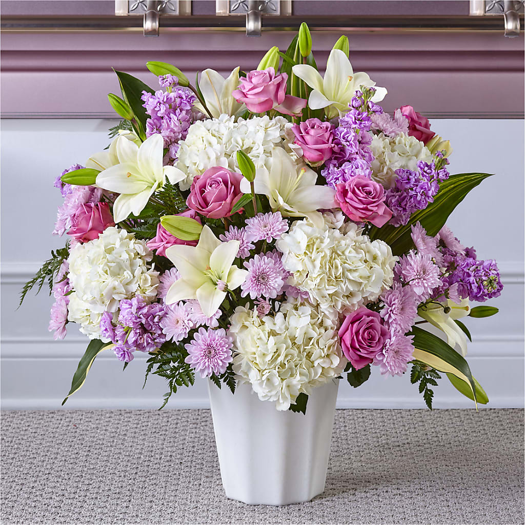 Heaven Sent Floor Basket – Gladrich Florist Shoppe, Punta Gorda FL