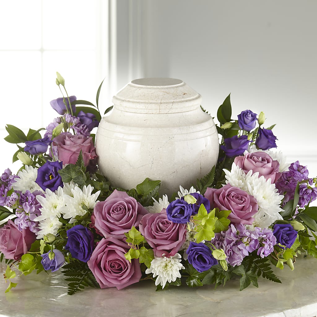 Blooming Sympathy Cremation Adornment – Gladrich Florist Shoppe, Punta Gorda FL