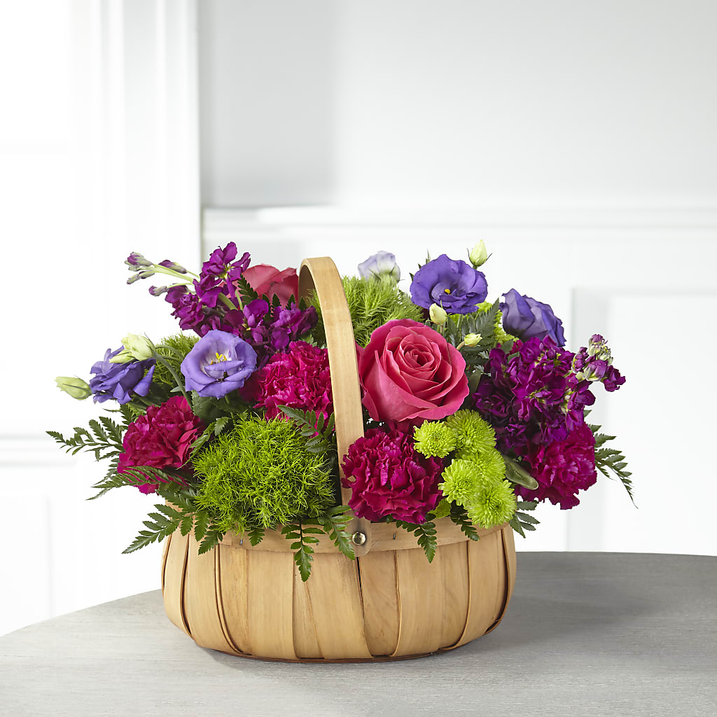 Serene Sanctuary Basket – Gladrich Florist Shoppe, Punta Gorda FL