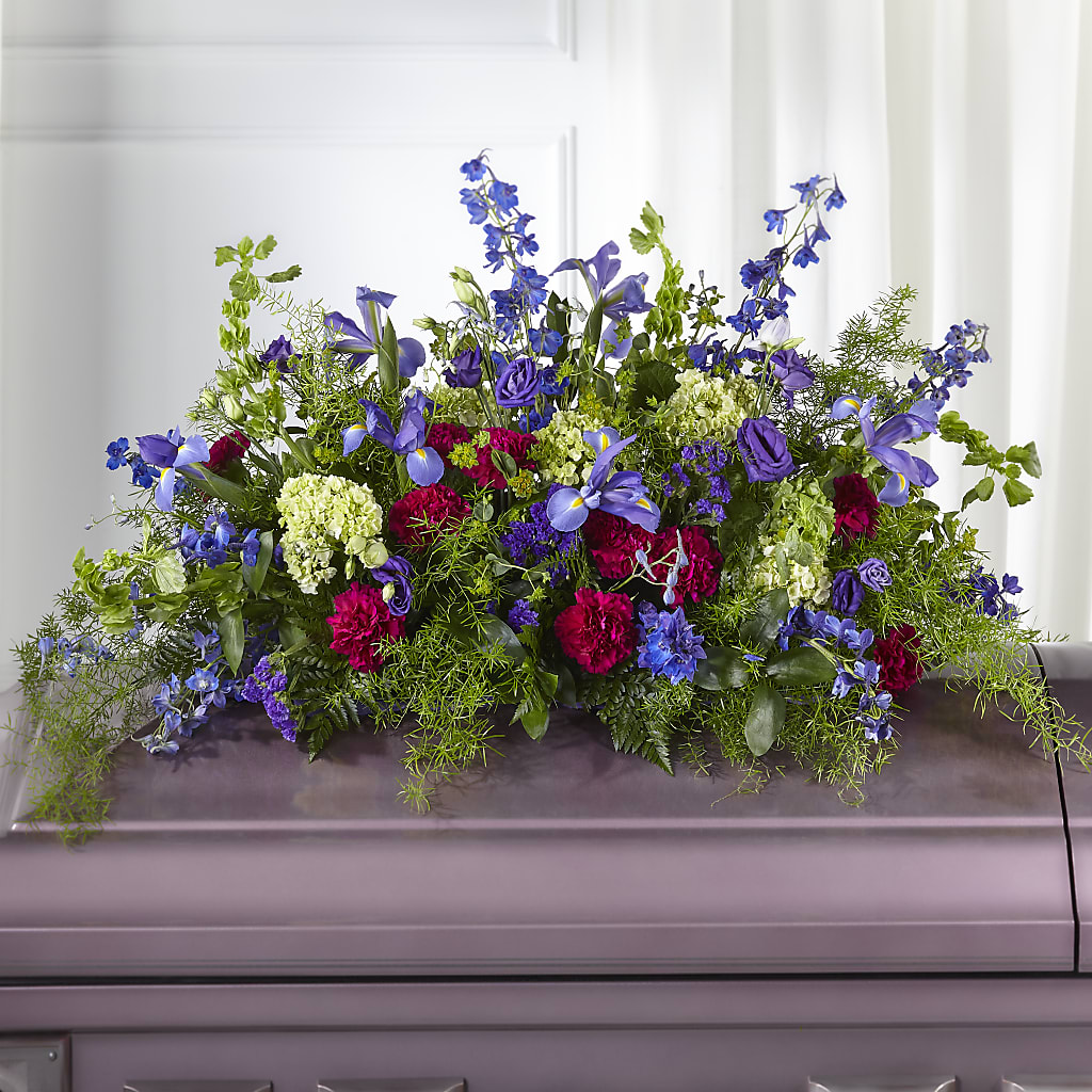 Always Treasured Casket Spray – Gladrich Florist Shoppe, Punta Gorda FL