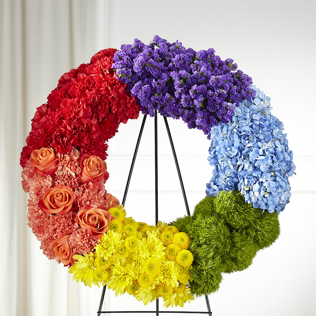 Circle of Love Wreath – Gladrich Florist Shoppe, Punta Gorda FL