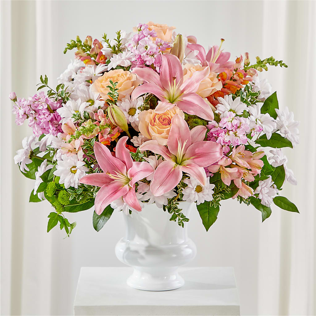 Heartfelt Gesture Urn Arrangement – Gladrich Florist Shoppe, Punta Gorda FL