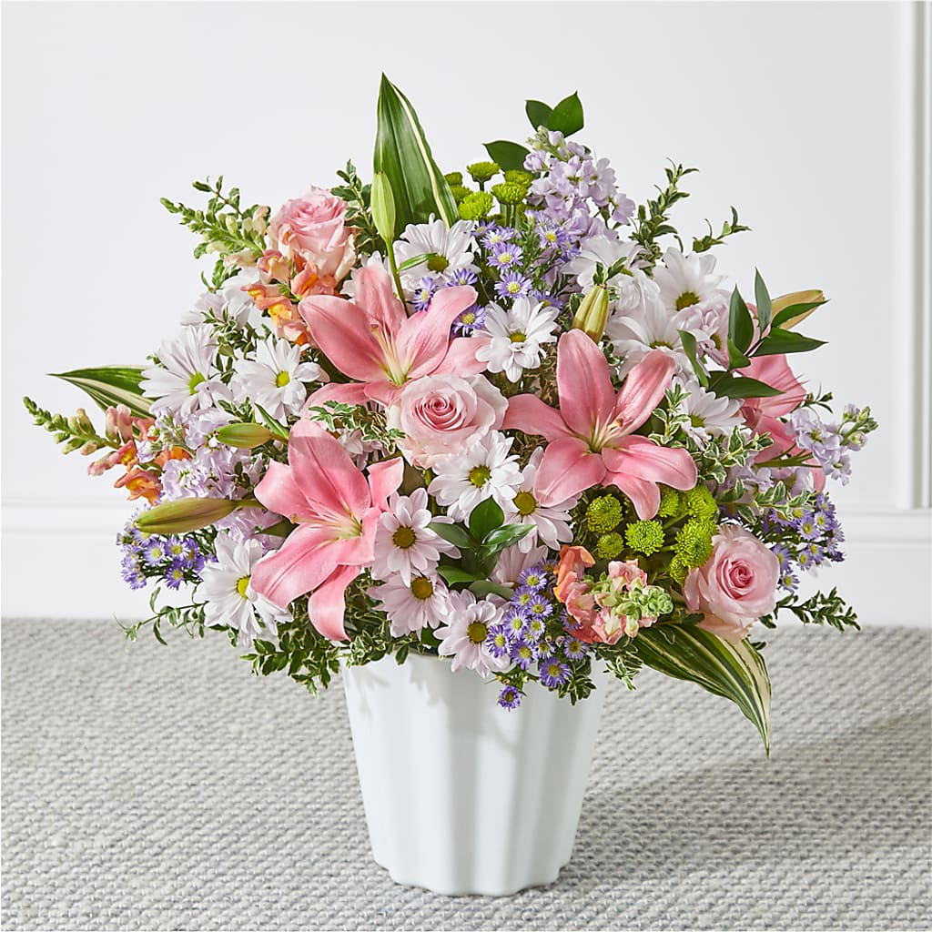 Abundant Compassion Floor Basket – Gladrich Florist Shoppe, Punta Gorda FL