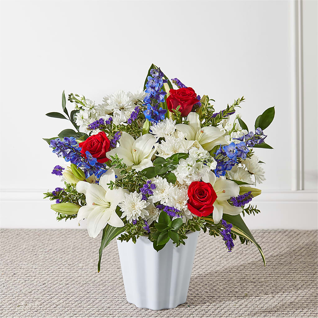 Consoled Floor Basket – Gladrich Florist Shoppe, Punta Gorda FL
