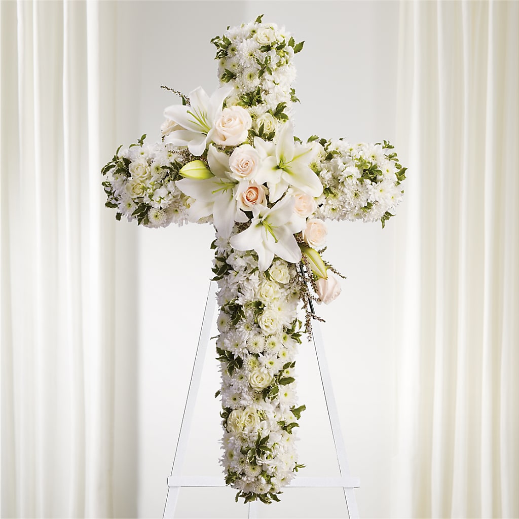 Spiritual Guidance Standing Spray – Gladrich Florist Shoppe, Punta Gorda FL