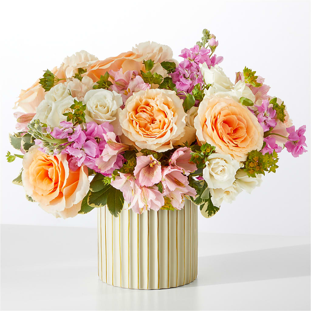 Paradise Bouquet with Ivory Vase – Gladrich Florist Shoppe, Punta Gorda FL