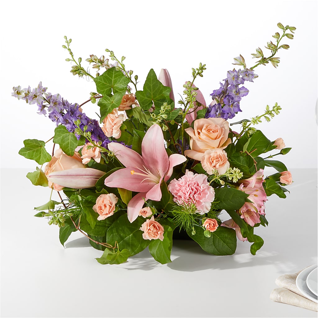 Blossom Time Centerpiece – Gladrich Florist Shoppe, Punta Gorda FL