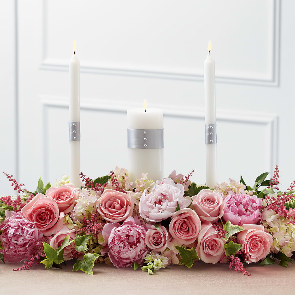 Worldwide Romance Unity Candle Arrangement – Gladrich Florist Shoppe, Punta Gorda FL