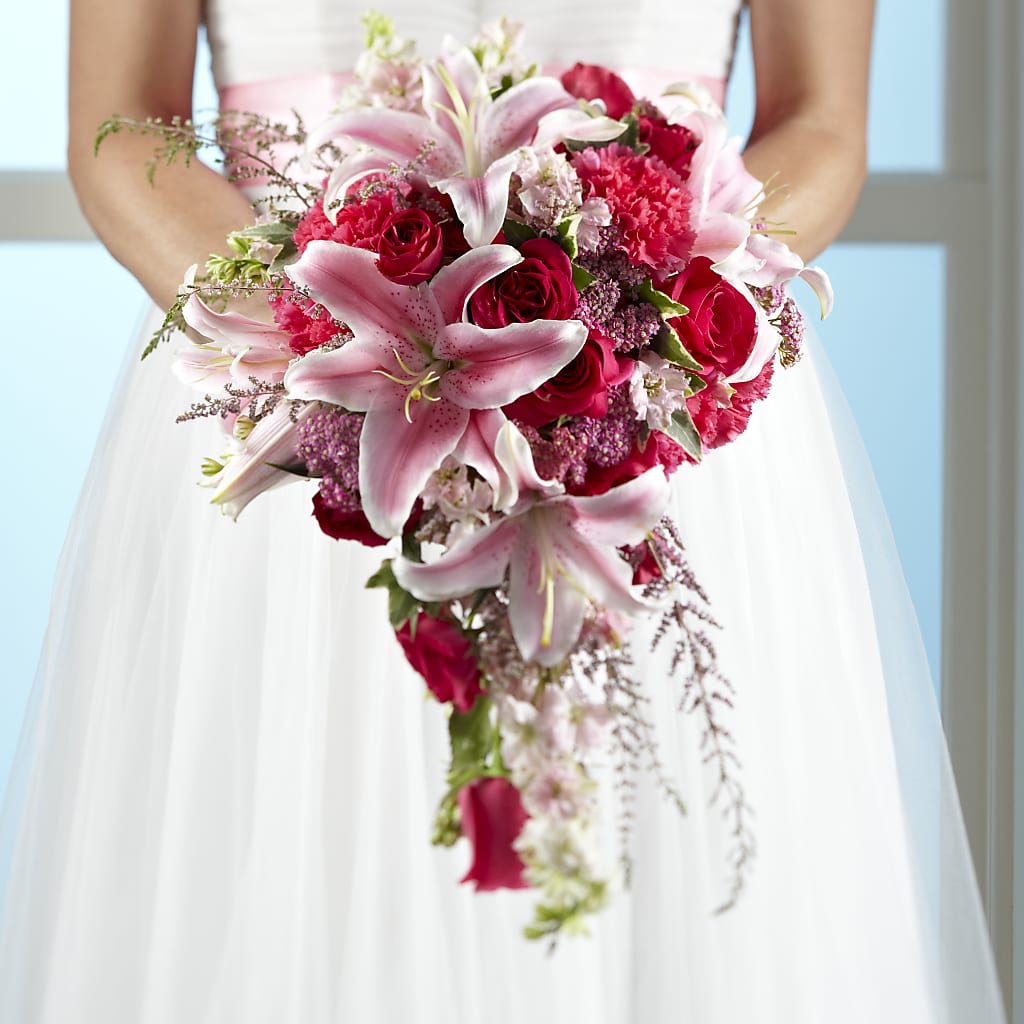 Lily & Rose Bouquet – Gladrich Florist Shoppe, Punta Gorda FL