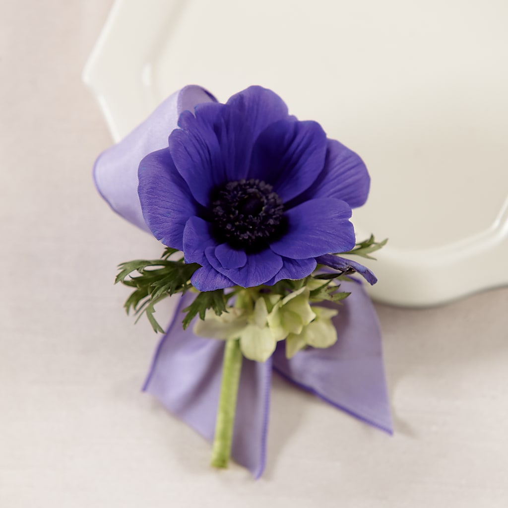 Purple Passion Boutonniere – Gladrich Florist Shoppe, Punta Gorda FL