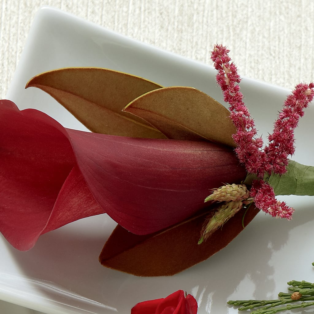 Red Calla Boutonniere – Gladrich Florist Shoppe, Punta Gorda FL