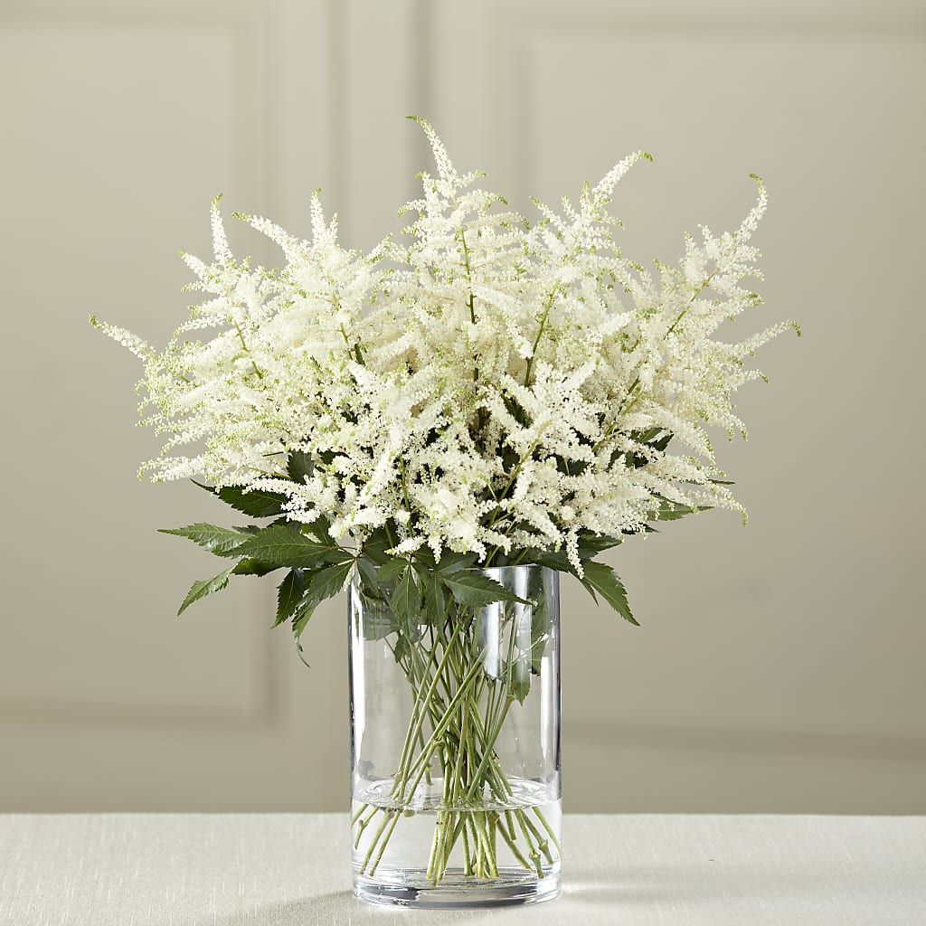 White Astilbe Bouquet – Gladrich Florist Shoppe, Punta Gorda FL