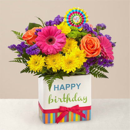 Birthday Brights Bouquet –  Gladrich Florist Shoppe, Punta Gorda FL