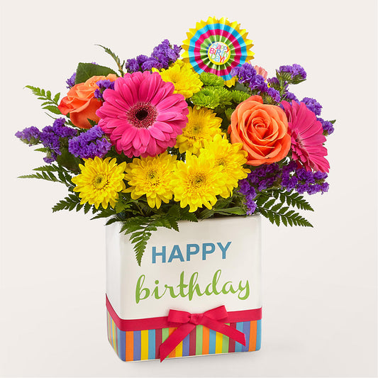 Birthday Brights Bouquet –  Gladrich Florist Shoppe, Punta Gorda FL