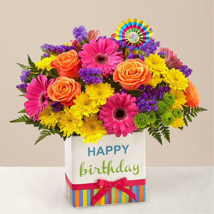 Birthday Brights Bouquet –  Gladrich Florist Shoppe, Punta Gorda FL