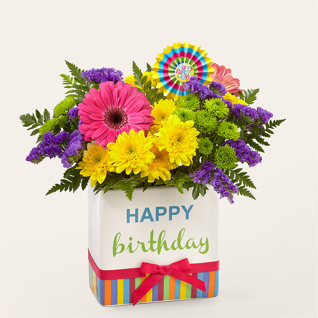 Birthday Brights Bouquet –  Gladrich Florist Shoppe, Punta Gorda FL