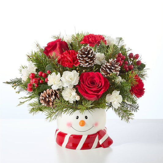 Jolly Snowman Bouquet –  Gladrich Florist Shoppe, Punta Gorda FL