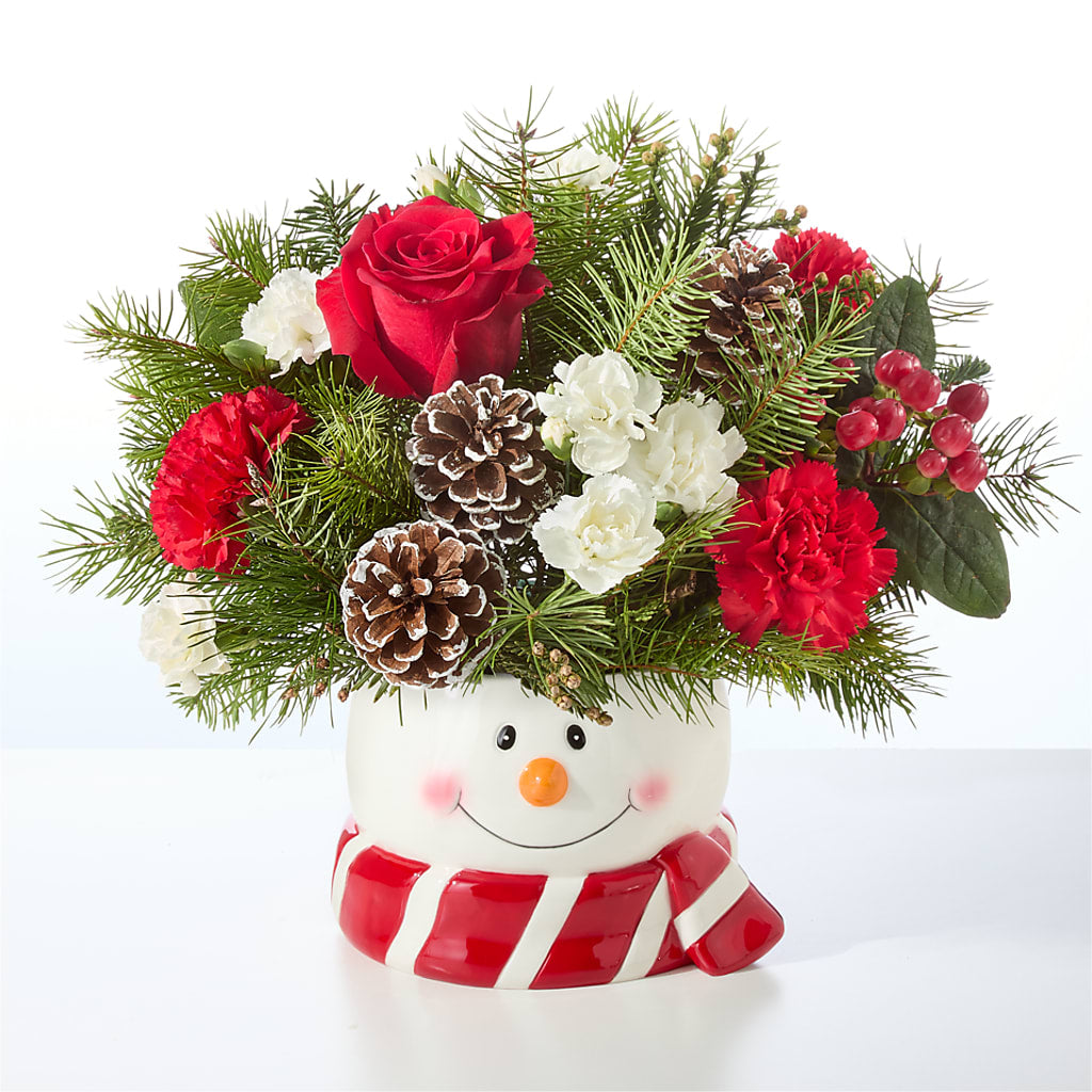 Jolly Snowman Bouquet –  Gladrich Florist Shoppe, Punta Gorda FL