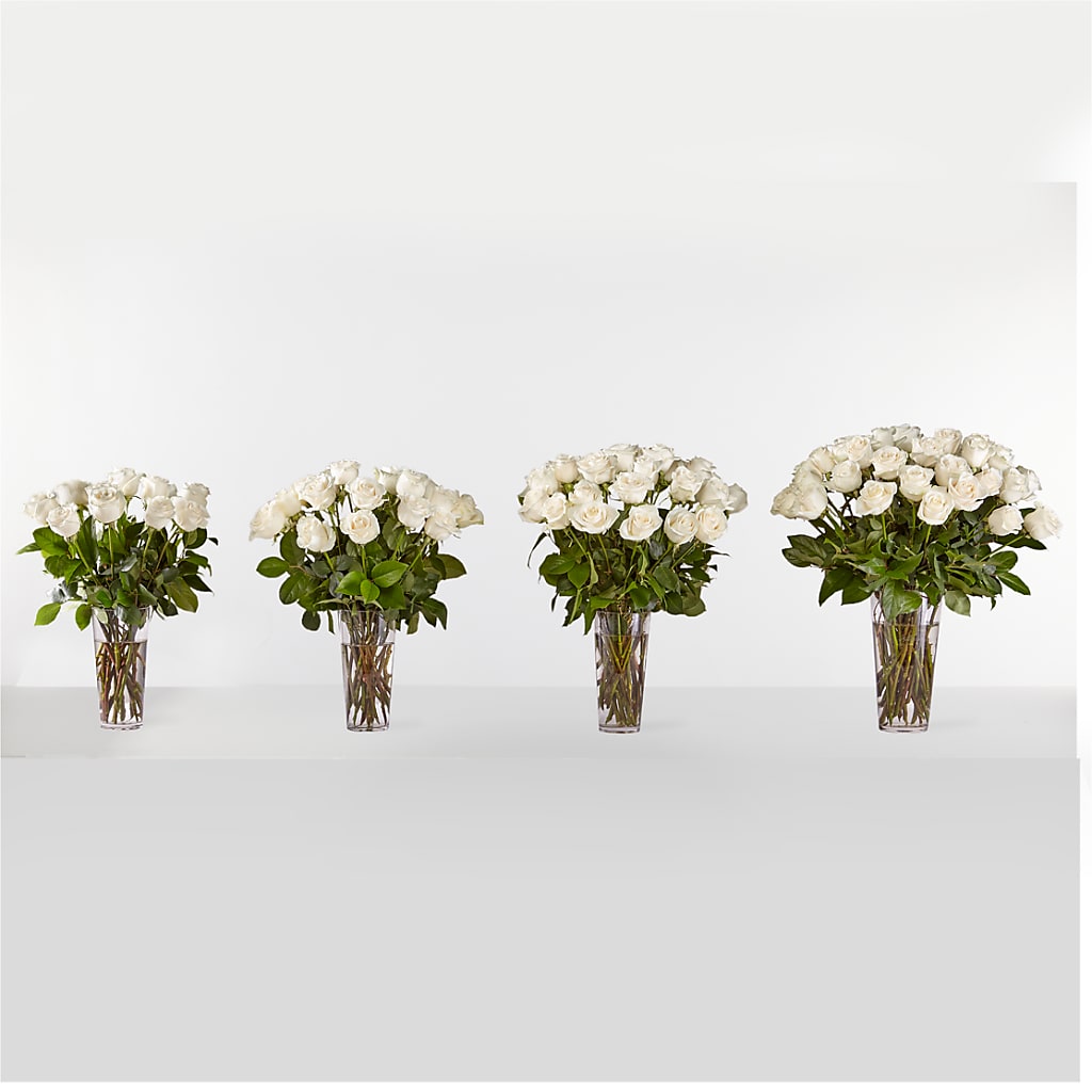Long Stem White Rose Bouquet –  Gladrich Florist Shoppe, Punta Gorda FL