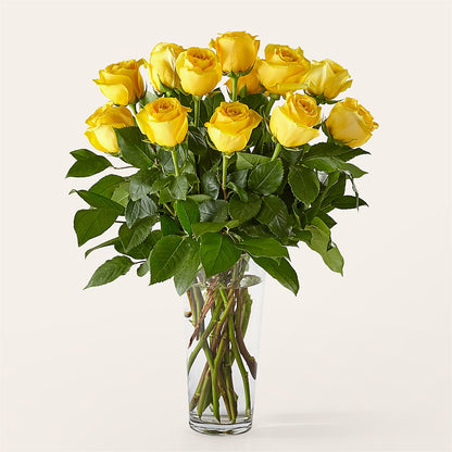 Long Stem Yellow Rose Bouquet –  Gladrich Florist Shoppe, Punta Gorda FL