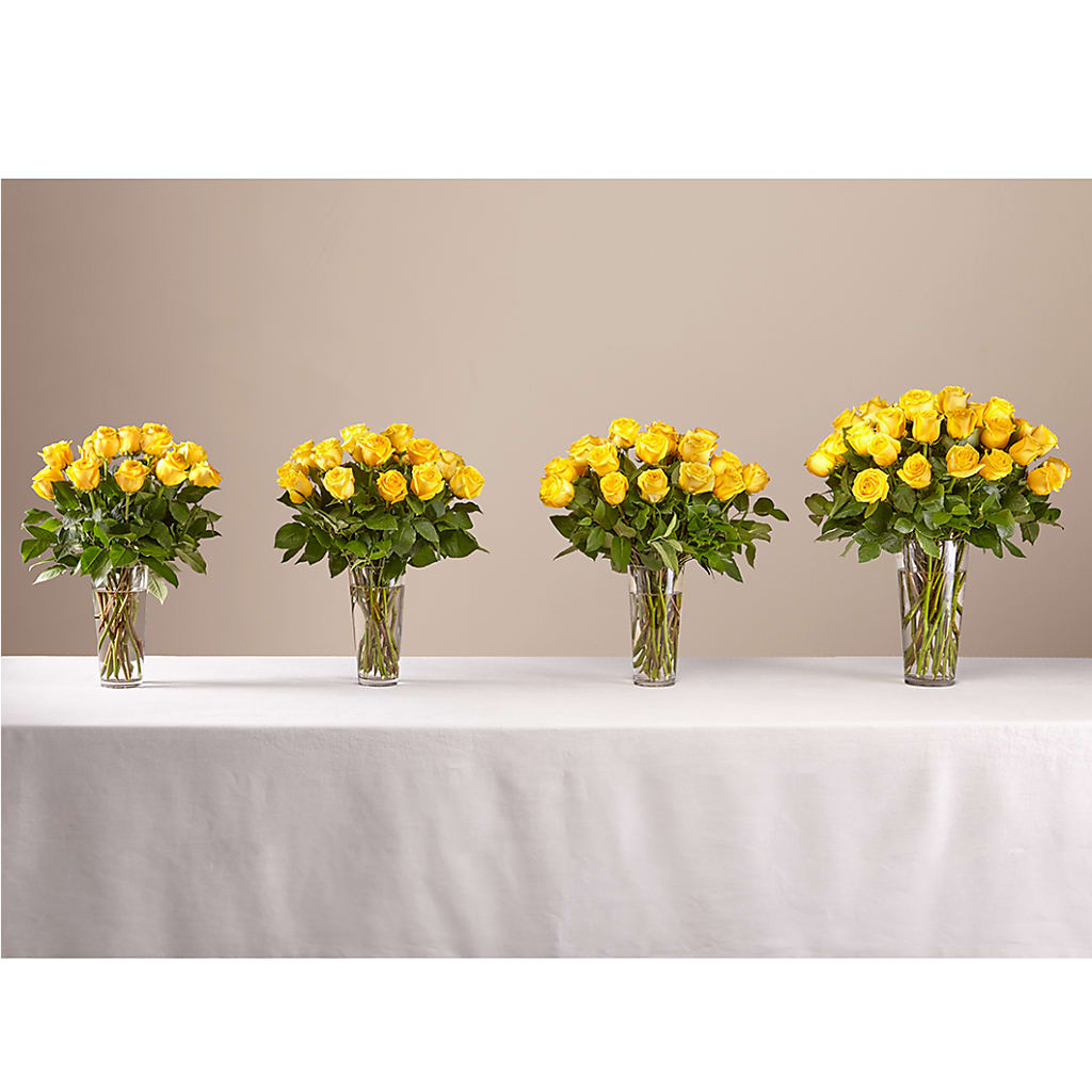 Long Stem Yellow Rose Bouquet –  Gladrich Florist Shoppe, Punta Gorda FL