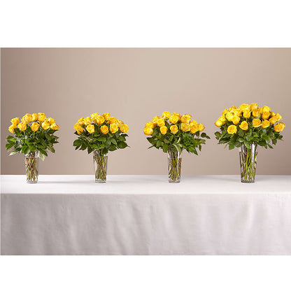 Long Stem Yellow Rose Bouquet –  Gladrich Florist Shoppe, Punta Gorda FL