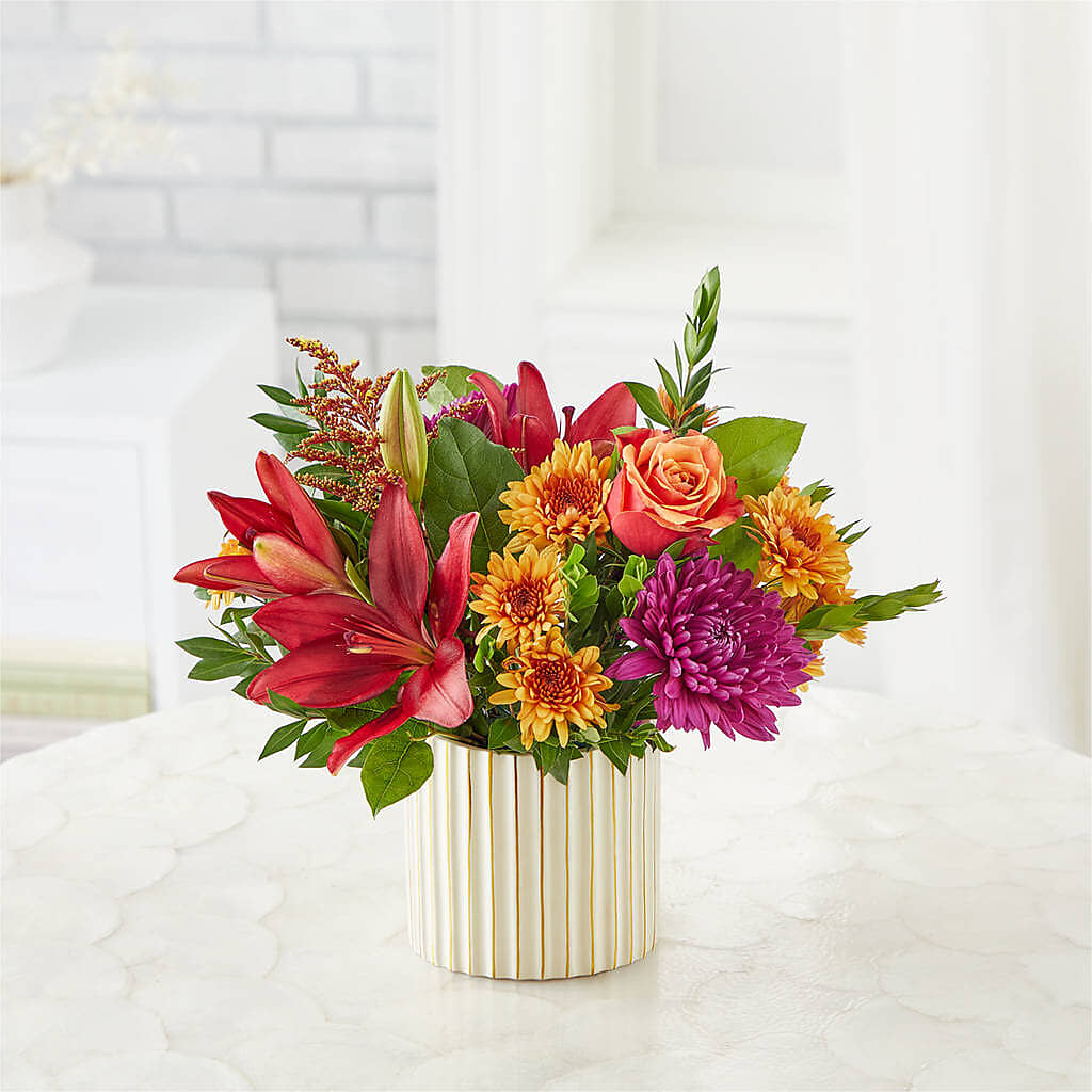 Burgundy Landscape Bouquet –  Gladrich Florist Shoppe, Punta Gorda FL