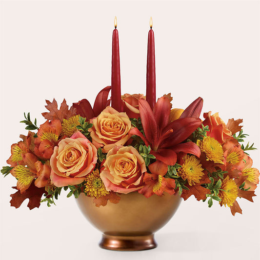Harvest Table Centerpiece –  Gladrich Florist Shoppe, Punta Gorda FL