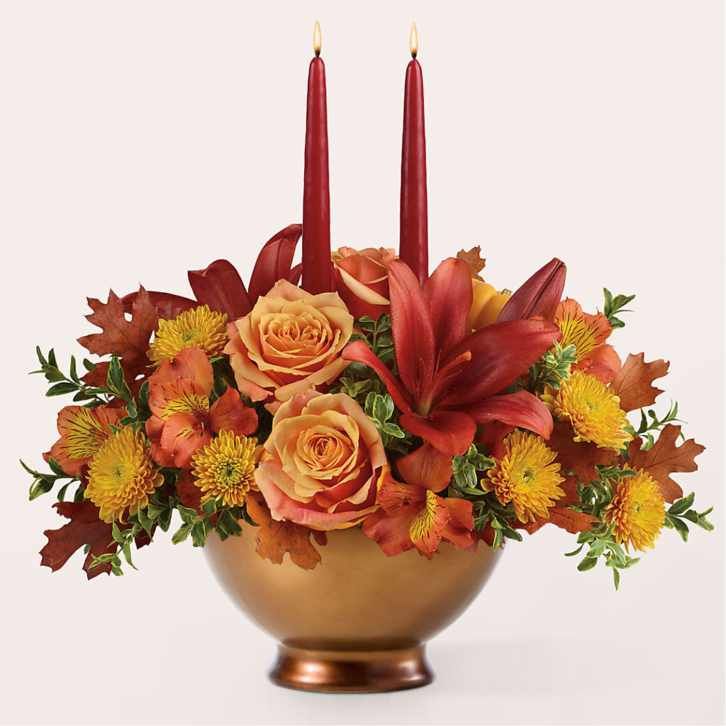 Harvest Table Centerpiece –  Gladrich Florist Shoppe, Punta Gorda FL
