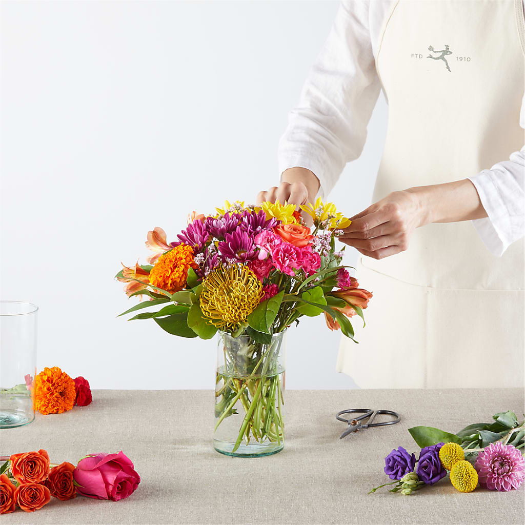 Feast of Color – A Florist Original –  Gladrich Florist Shoppe, Punta Gorda FL