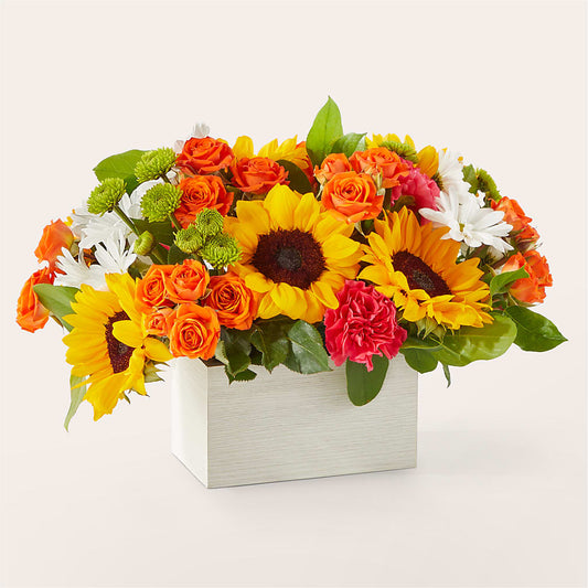 Sun-drenched Blooms Box Bouquet –  Gladrich Florist Shoppe, Punta Gorda FL