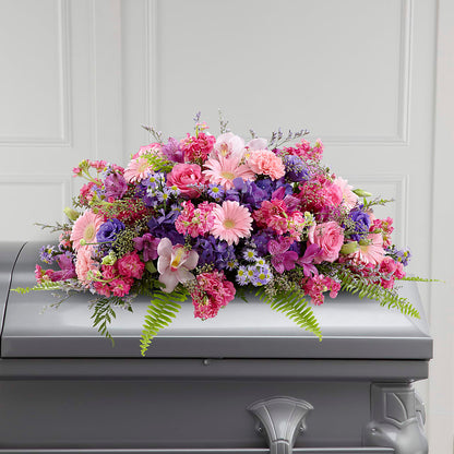 Glorious Garden Casket Spray –  Gladrich Florist Shoppe, Punta Gorda FL