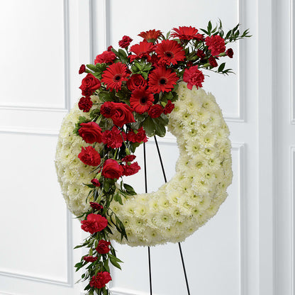 Graceful Tribute Wreath –  Gladrich Florist Shoppe, Punta Gorda FL
