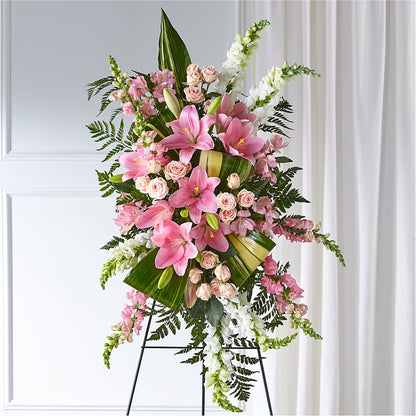 Elegant Embrace Standing Spray –  Gladrich Florist Shoppe, Punta Gorda FL