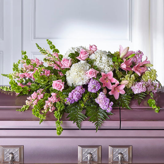 Life's Gratitude Casket Spray –  Gladrich Florist Shoppe, Punta Gorda FL