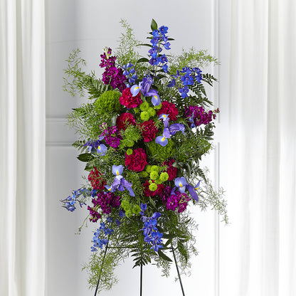 Heavenly Skies Standing Spray –  Gladrich Florist Shoppe, Punta Gorda FL