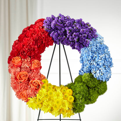 Circle of Love Wreath –  Gladrich Florist Shoppe, Punta Gorda FL