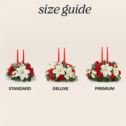 Seasonal Festivities Centerpiece –  Gladrich Florist Shoppe, Punta Gorda FL