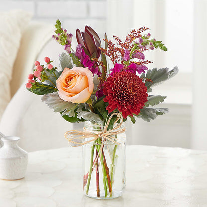 Moody Hues Bouquet –  Gladrich Florist Shoppe, Punta Gorda FL