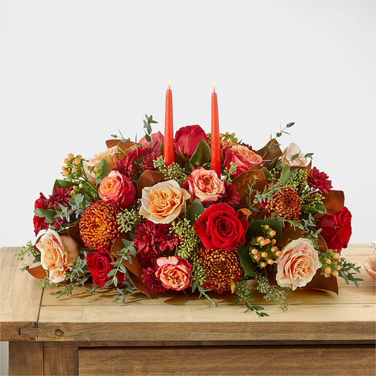 Gather Near Centerpiece –  Gladrich Florist Shoppe, Punta Gorda FL