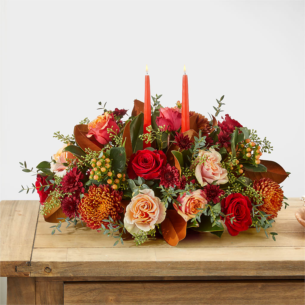 Gather Near Centerpiece –  Gladrich Florist Shoppe, Punta Gorda FL