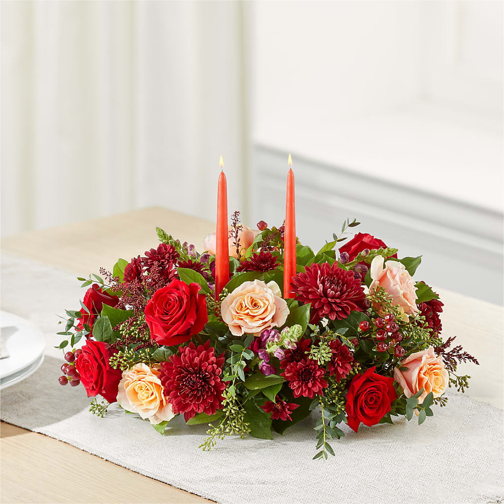 Most Thankful Centerpiece –  Gladrich Florist Shoppe, Punta Gorda FL