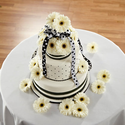 Simple Sophistication Cake Décor –  Gladrich Florist Shoppe, Punta Gorda FL